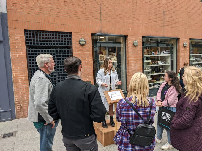 Soapbox Science Dublin in action on the streets